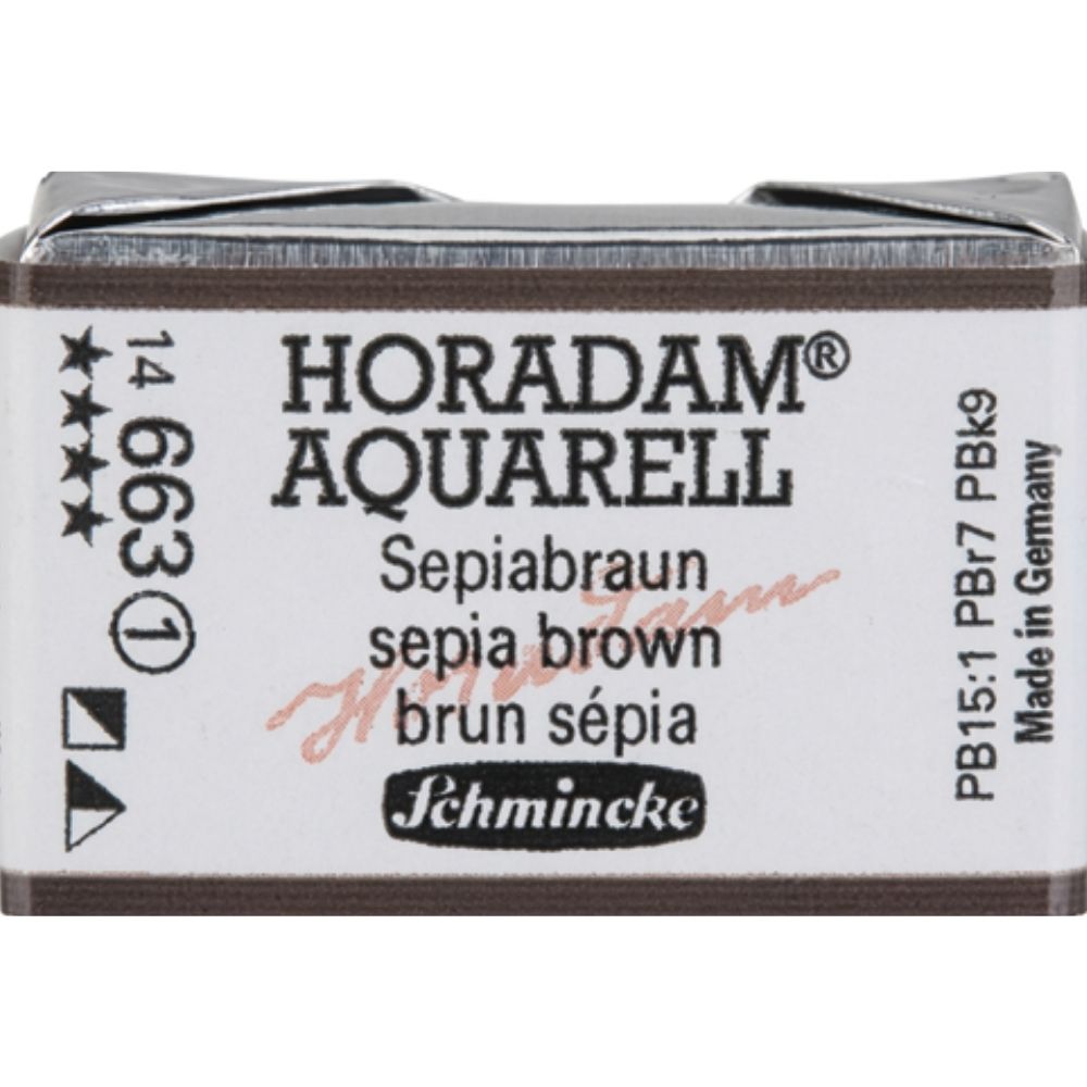 Schmincke Horadam Aquarell Sepia Brown 663 S.1 (Tam Tablet)
