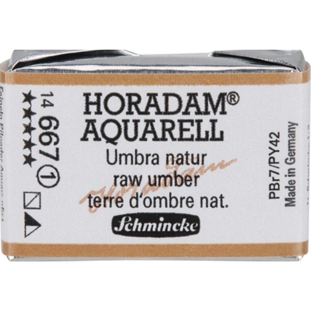 Schmincke Horadam Aquarell Raw Umber 667 S.1 (Tam Tablet)