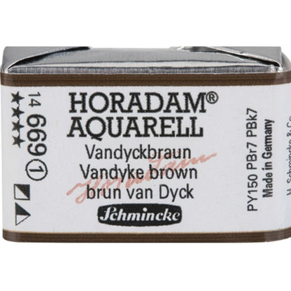 Schmincke Horadam Aquarell Vandyke Brown 669 S.1 (Tam Tablet)