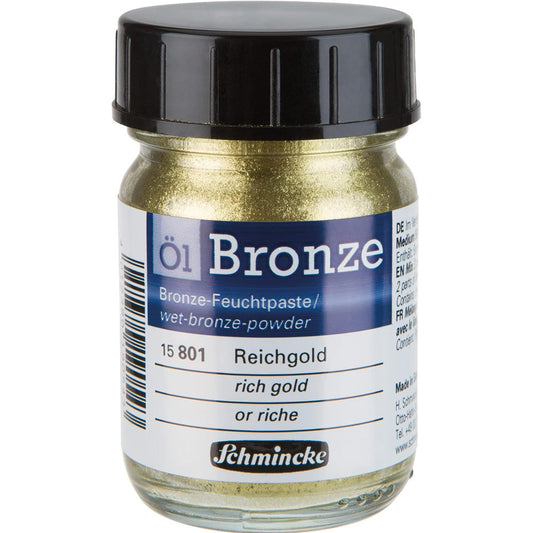 Schmincke Oil Bronzes 50ml Rich Gold 801