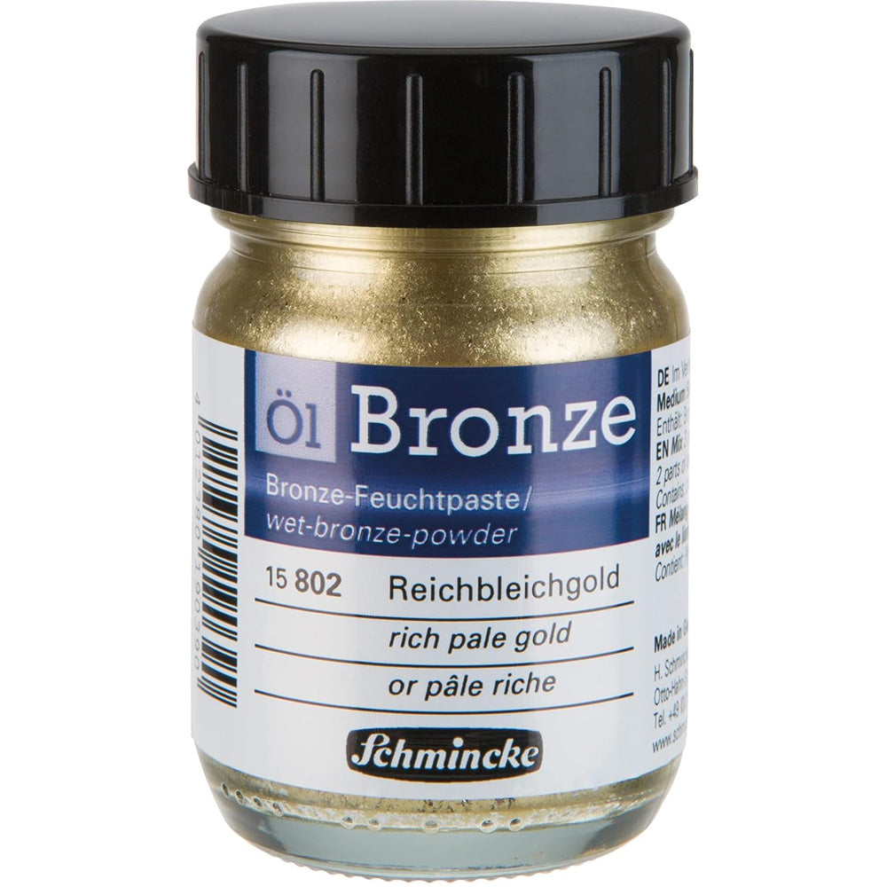 Schmincke Oil Bronzes 50ml Rich Pale Gold 802