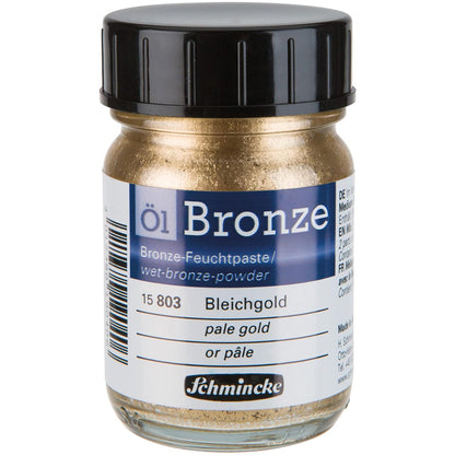 Schmincke Oil Bronzes 50ml Pale Gold 803
