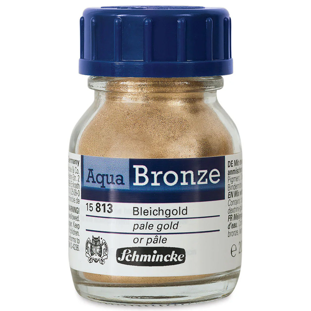 Schmincke Aqua Bronzes 20ml Pale Gold 813