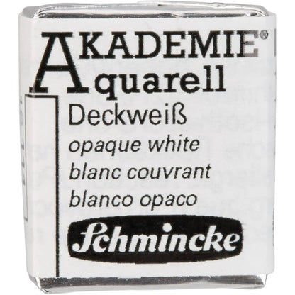 Schmincke Akademie Aquarell Opague White 111 S.1(Yarım Tablet)