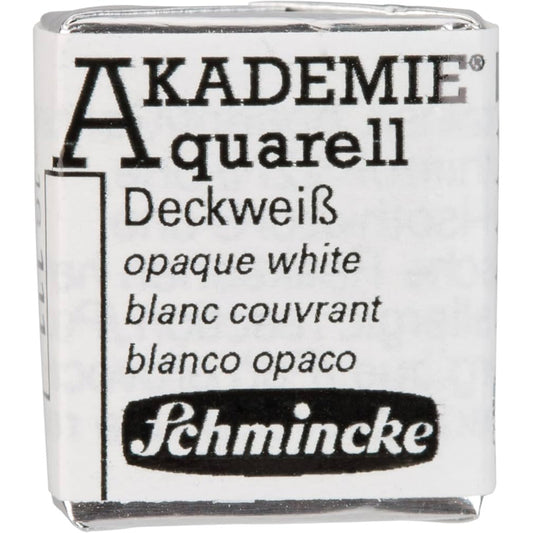 Schmincke Akademie Aquarell Opague White 111 S.1(Yarım Tablet)