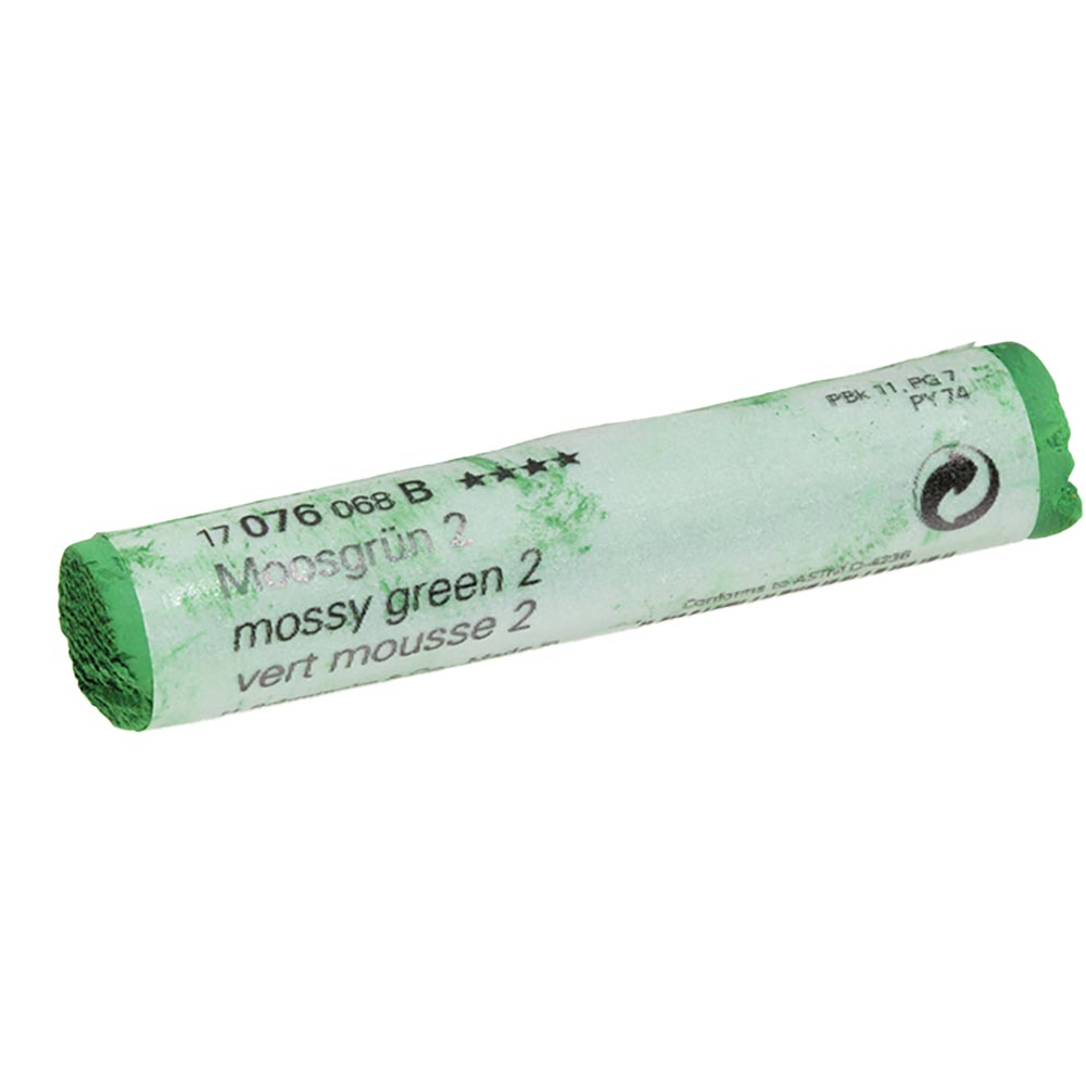 Schmincke Pastel Mossy Green 2 076 B (+Black)