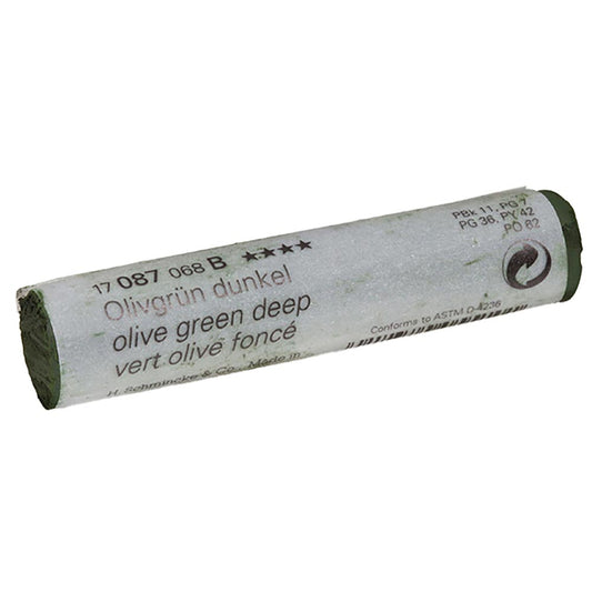 Schmincke Pastel Olive Green Deep 087 B (+Black)