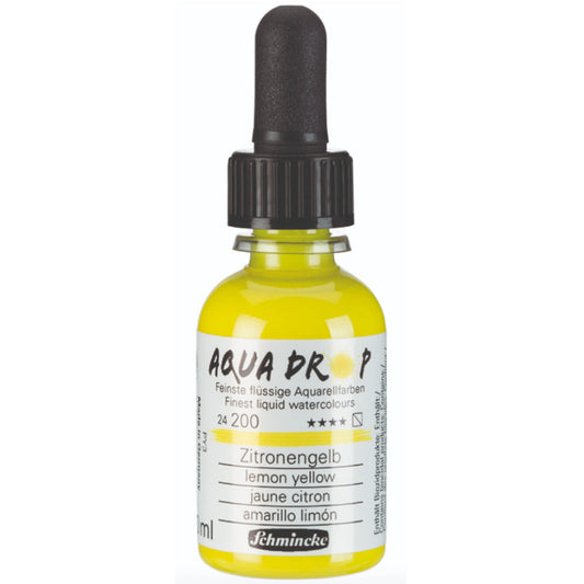 Schmincke Aqua Drop Sıvı Sulu Boya 30ml Lemon Yellow 200