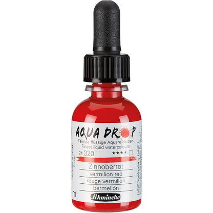 Schmincke Aqua Drop Sıvı Sulu Boya 30ml Vermilion Red 320