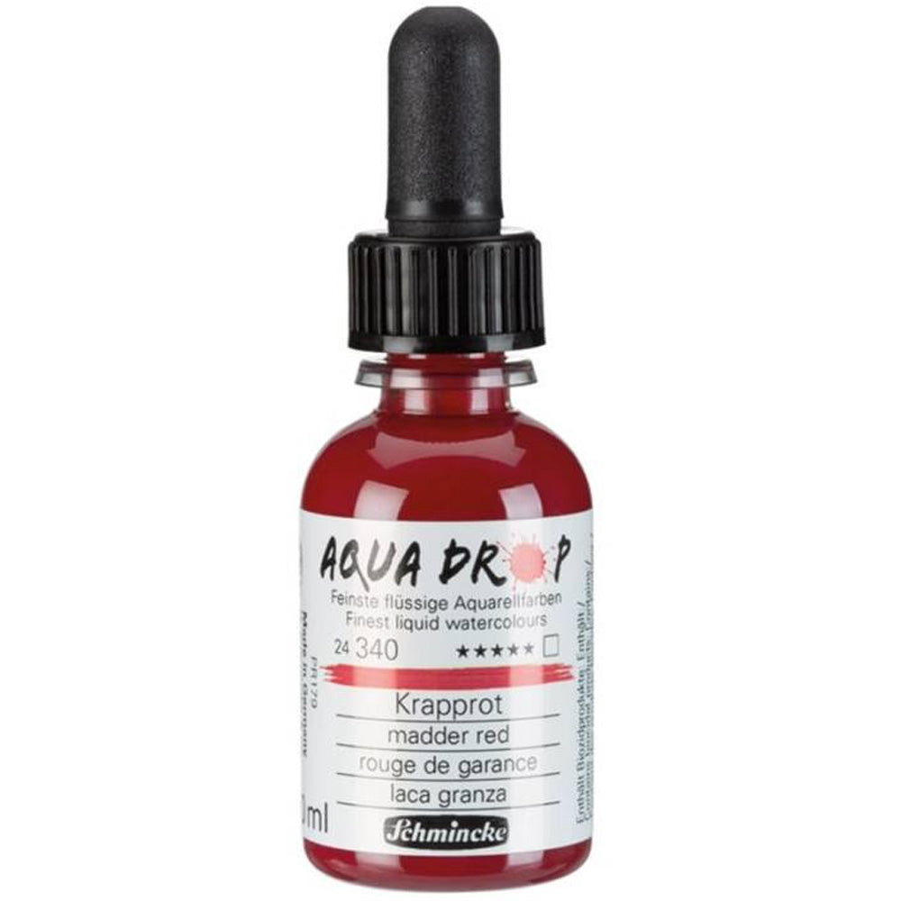 Schmincke Aqua Drop Sıvı Sulu Boya 30ml Madder Red340