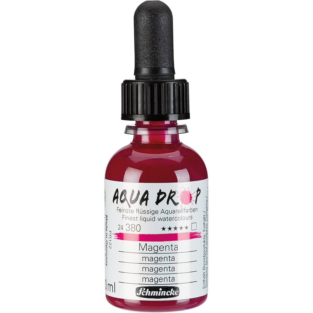 Schmincke Aqua Drop Sıvı Sulu Boya 30ml Magenta 380