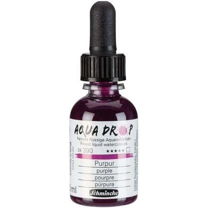 Schmincke Aqua Drop Sıvı Sulu Boya 30ml Purple 390