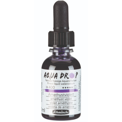 Schmincke Aqua Drop Sıvı Sulu Boya 30ml Amethyst Violet 400