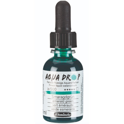 Schmincke Aqua Drop Sıvı Sulu Boya 30ml Emerald Green 500