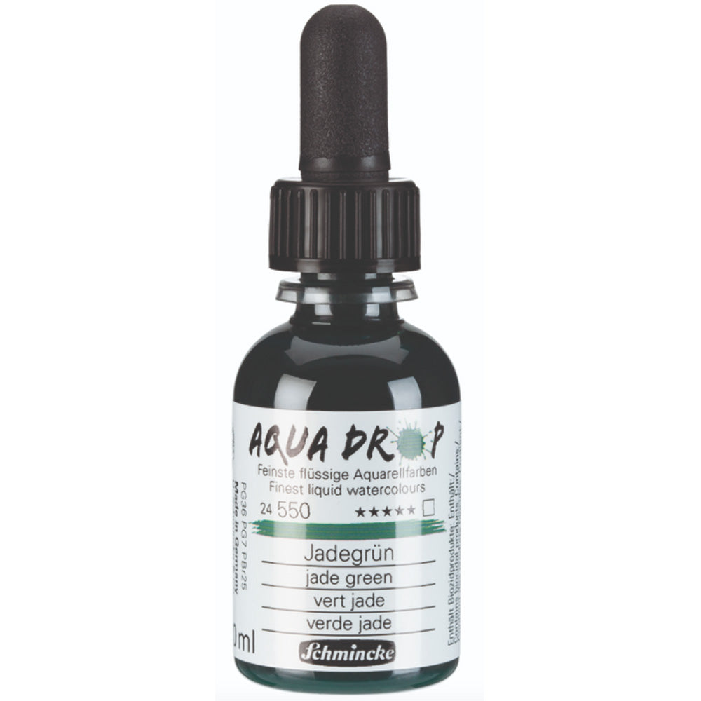Schmincke Aqua Drop Sıvı Sulu Boya 30ml Jade Green550