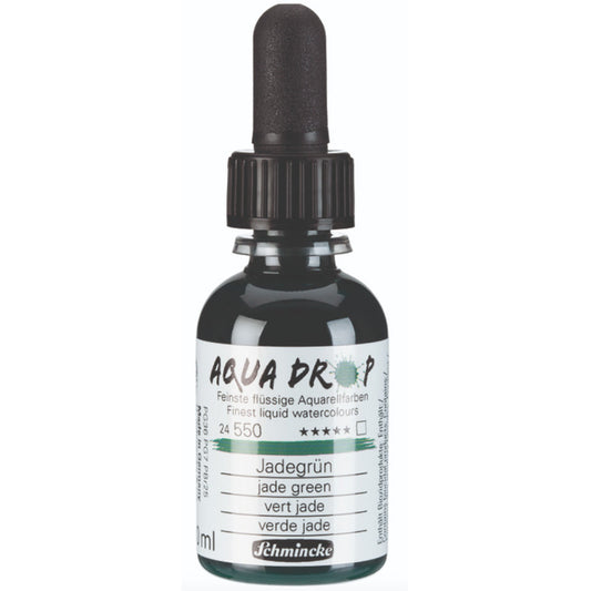 Schmincke Aqua Drop Sıvı Sulu Boya 30ml Jade Green550