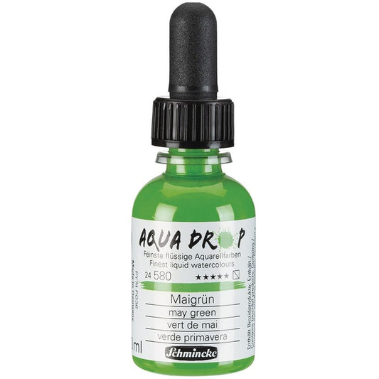 Schmincke Aqua Drop Sıvı Sulu Boya 30ml May Green 580