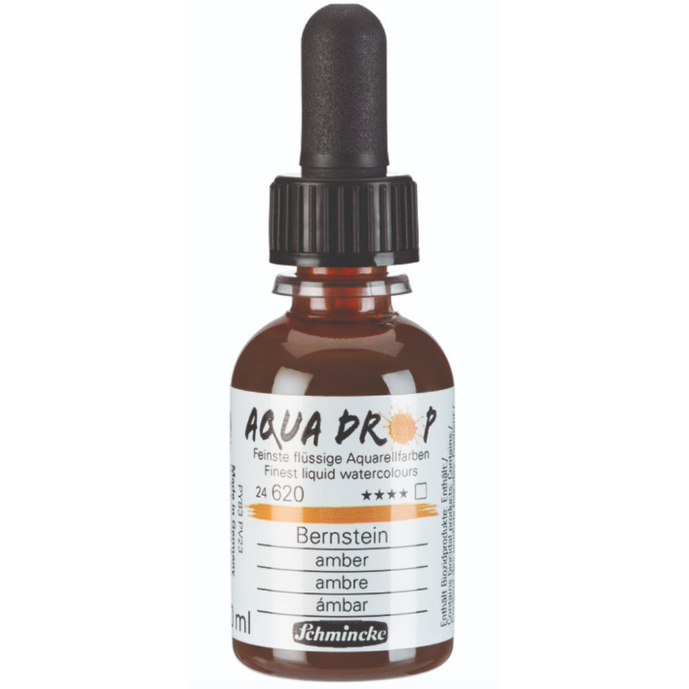 Schmincke Aqua Drop Sıvı Sulu Boya 30ml Amber 620