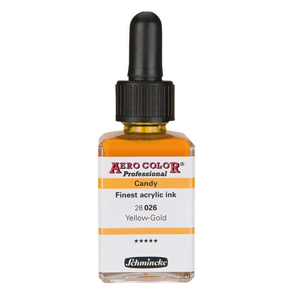 Schmincke Aero Color Professional 28ml Candy Yellow-Gold 026