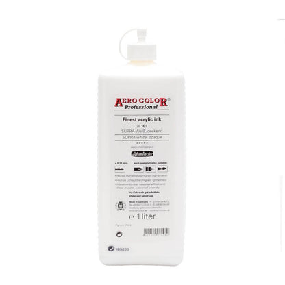 Schmincke Aero Color Professional 1000ml Supra White Opaque 101