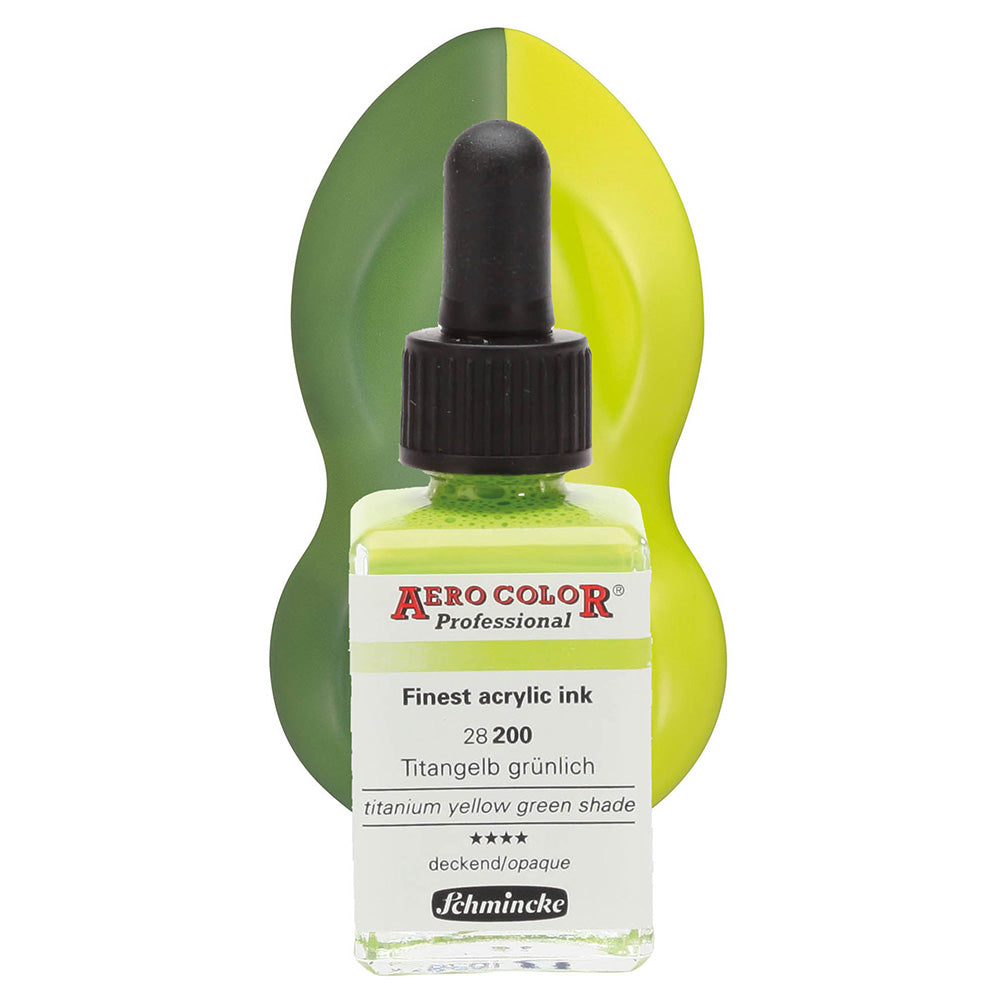 Schmincke Aero Color Professional 28ml Titanium Yellow Green Shade 200