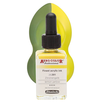 Schmincke Aero Color Professional 28ml Lemon Yellow 201