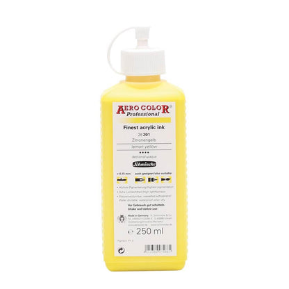 Schmincke Aero Color Professional 250ml Lemon Yellow 201