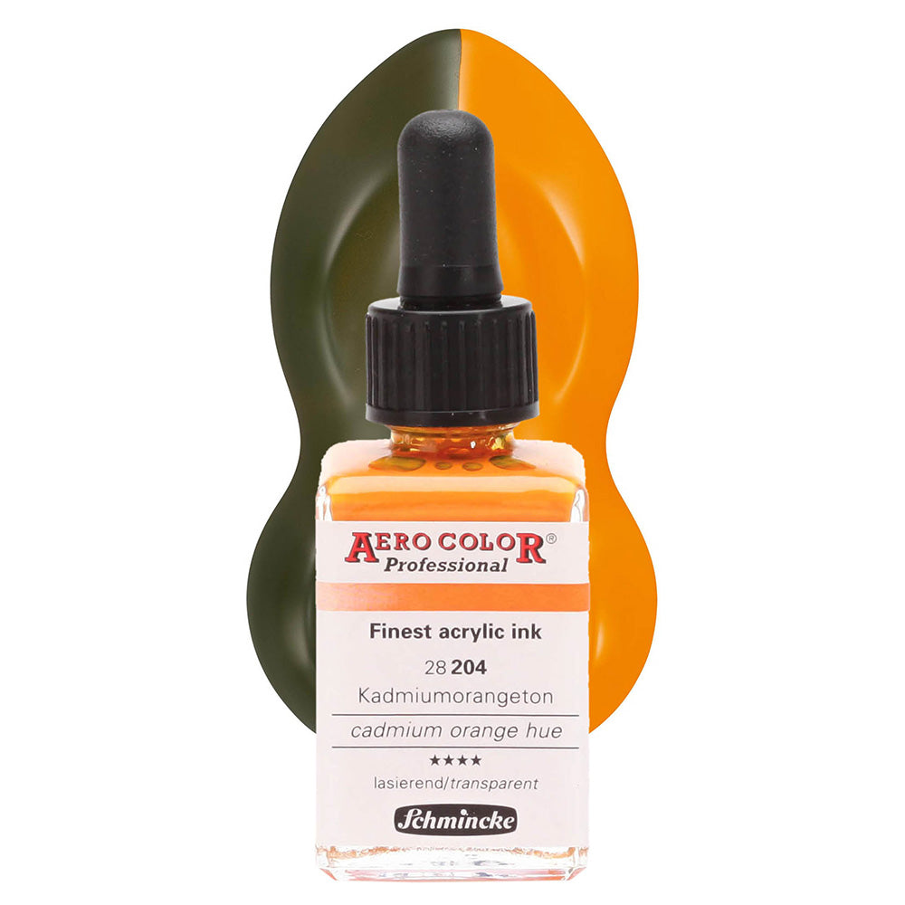 Schmincke Aero Color Professional 28ml Cadmium Orange Hue 204