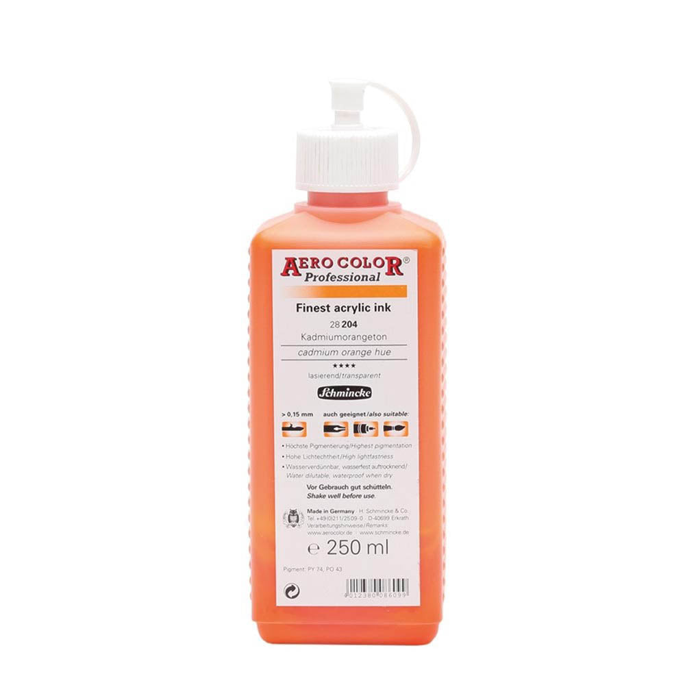 Schmincke Aero Color Professional 250ml Cadmium Orange Hue 204