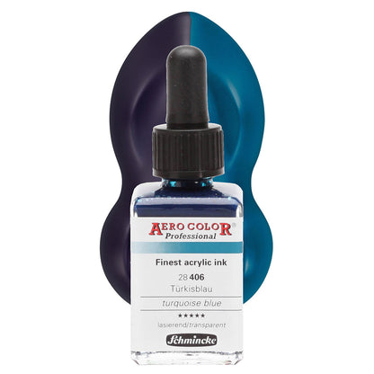 Schmincke Aero Color Professional 28ml Turquoise Blue 406