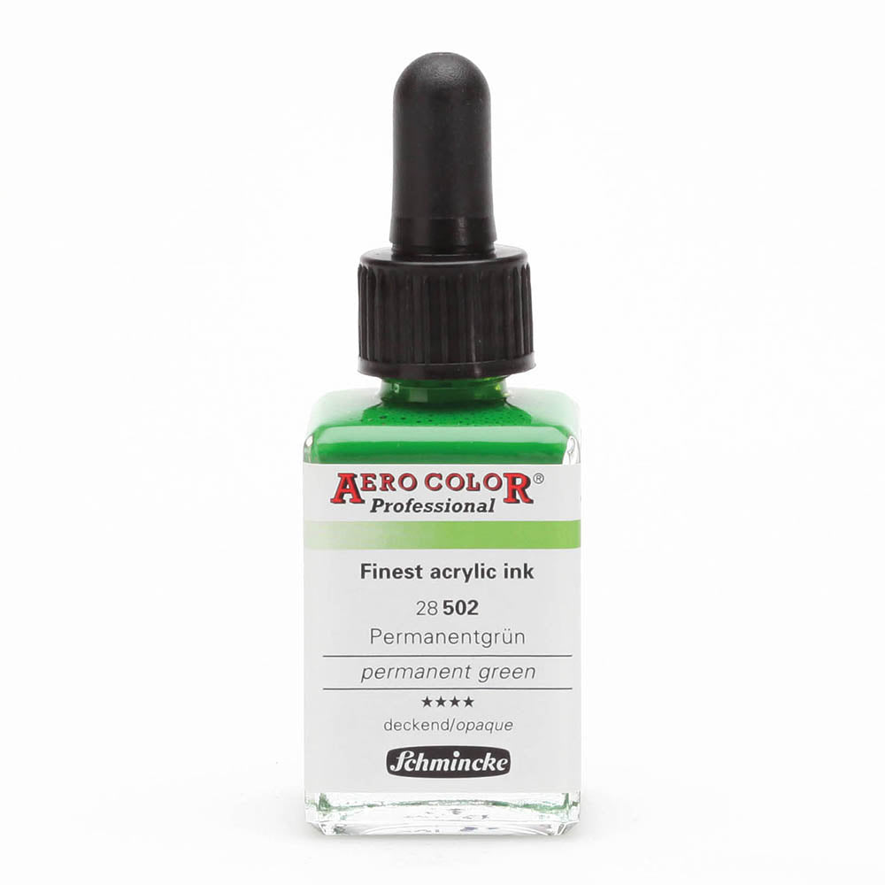 Schmincke Aero Color Professional 28ml Permanent Green 502