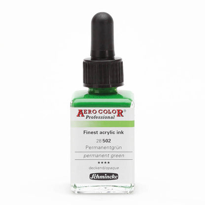 Schmincke Aero Color Professional 28ml Permanent Green 502