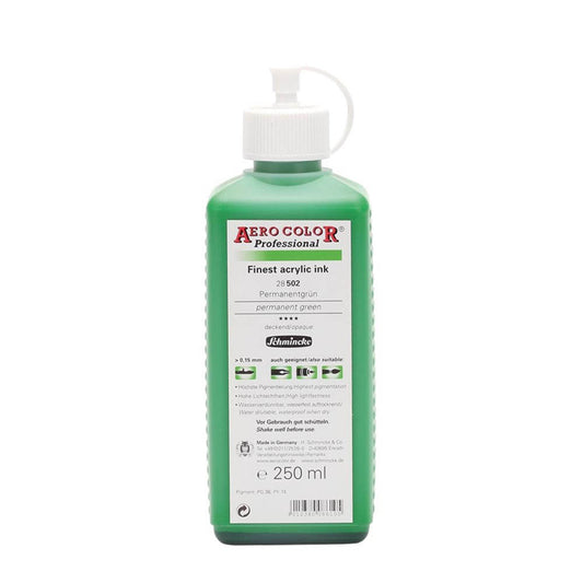 Schmincke Aero Color Professional 250ml Permanent Green 502