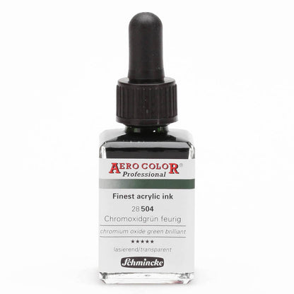Schmincke Aero Color Professional 28ml Chromium Oxide Green Brilliant 504