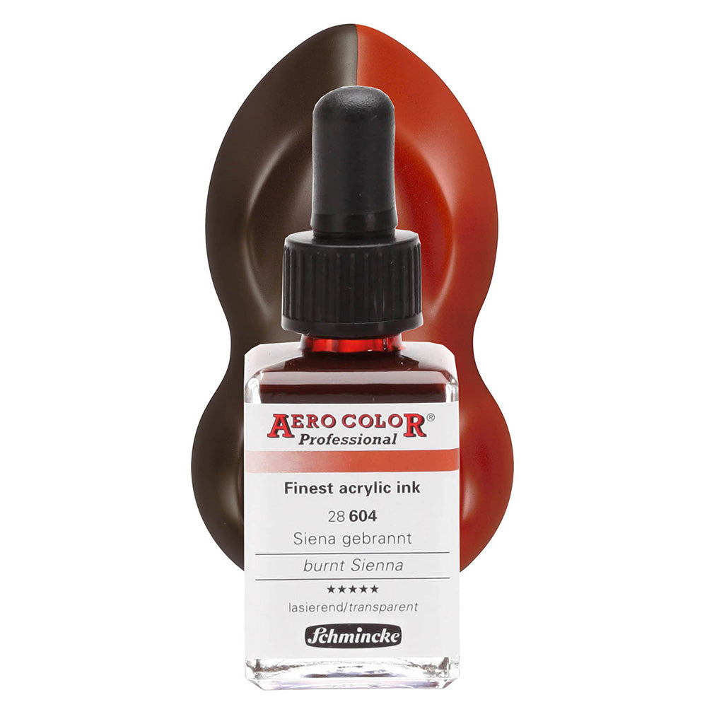 Schmincke Aero Color Professional 28ml Burnt Sienna 604