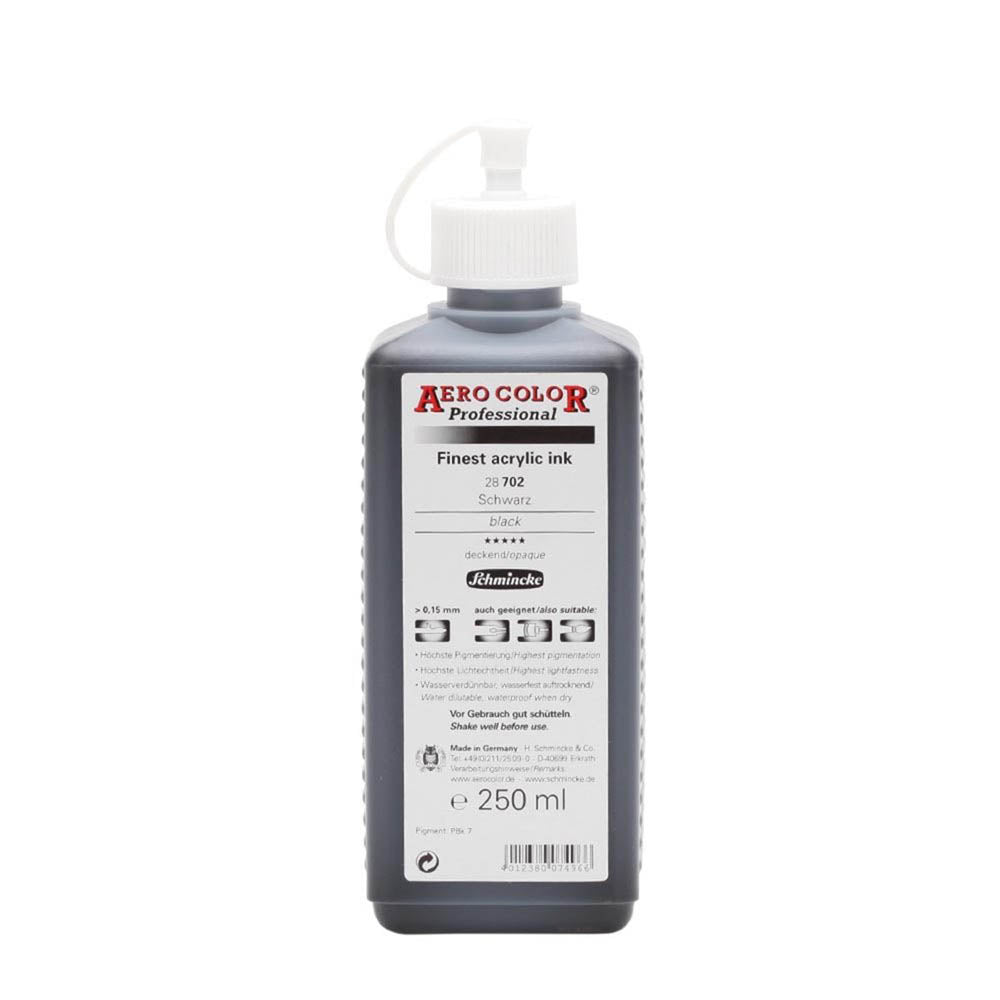 Schmincke Aero Color Professional 250ml Black 702
