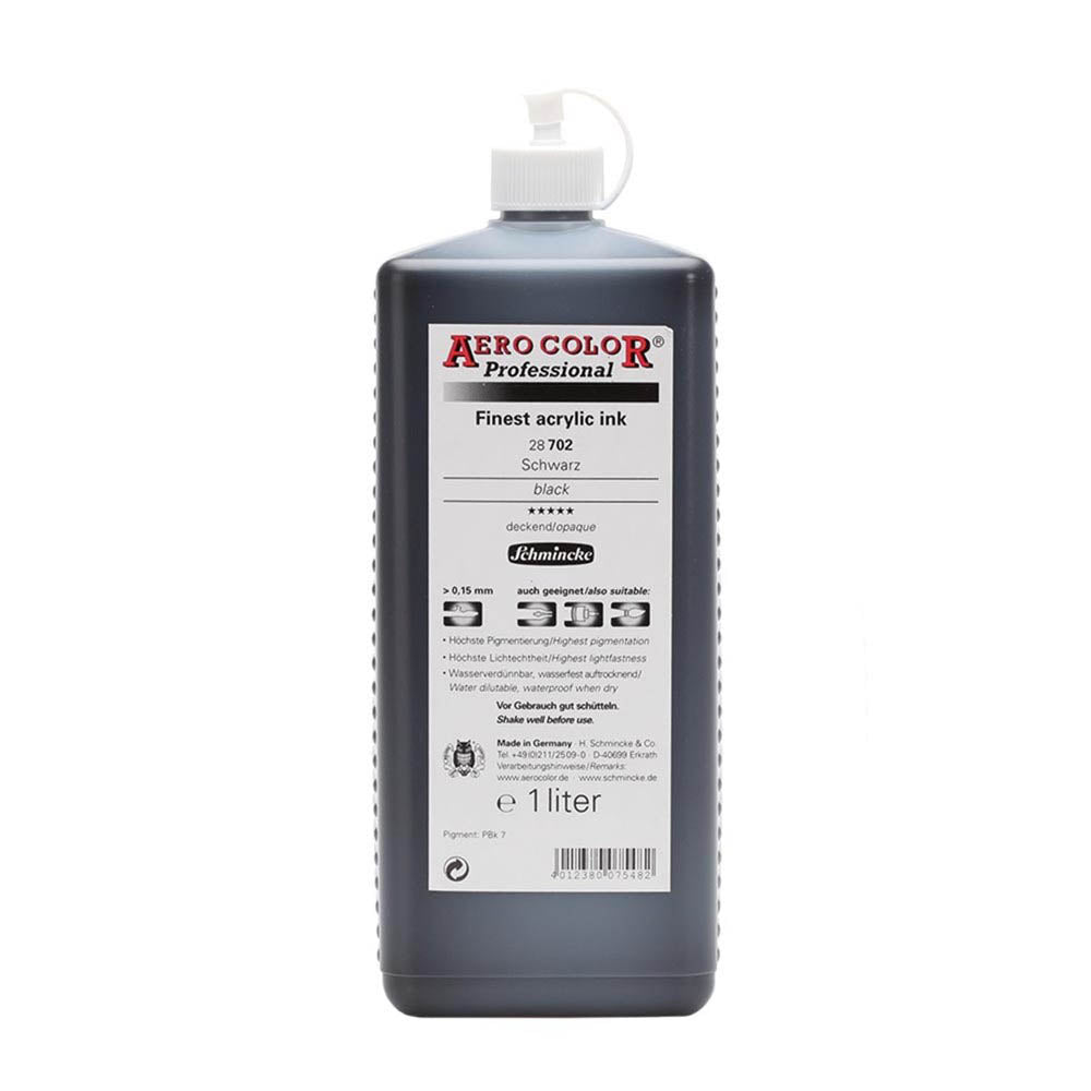 Schmincke Aero Color Professional 1000ml Black 702