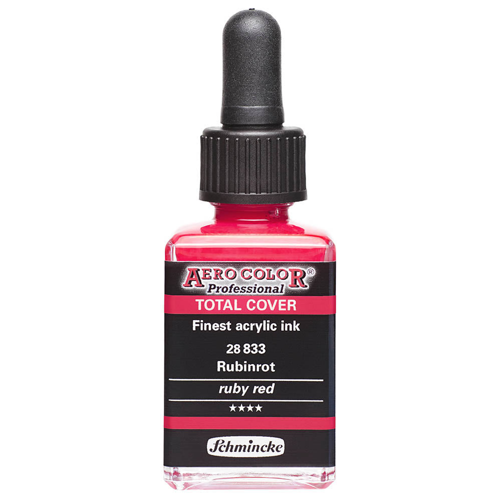 Schmincke Aero Color Professional 28ml Total Cover Ruby Red 833
