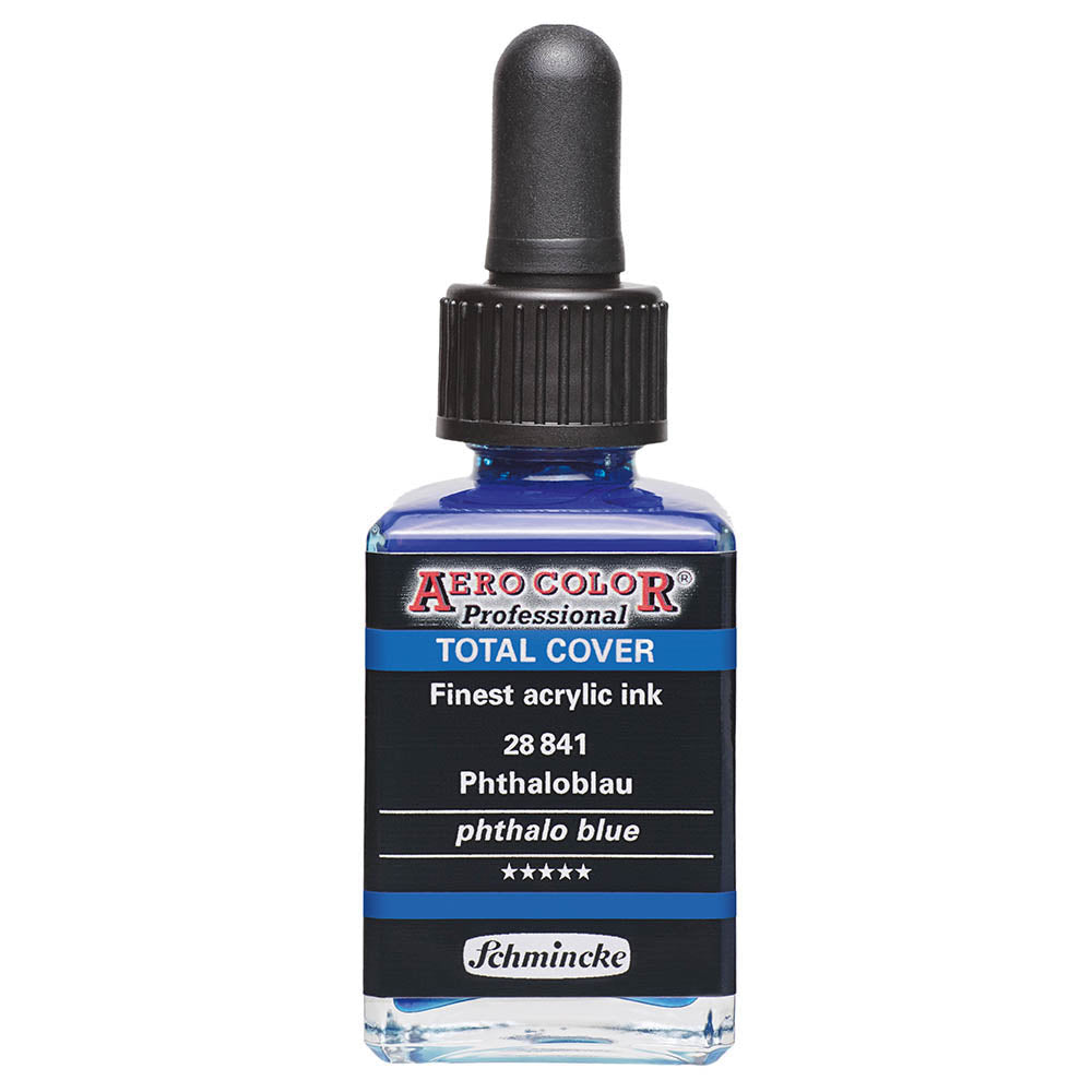 Schmincke Aero Color Professional 28ml Total Cover Phthalo Blue 841