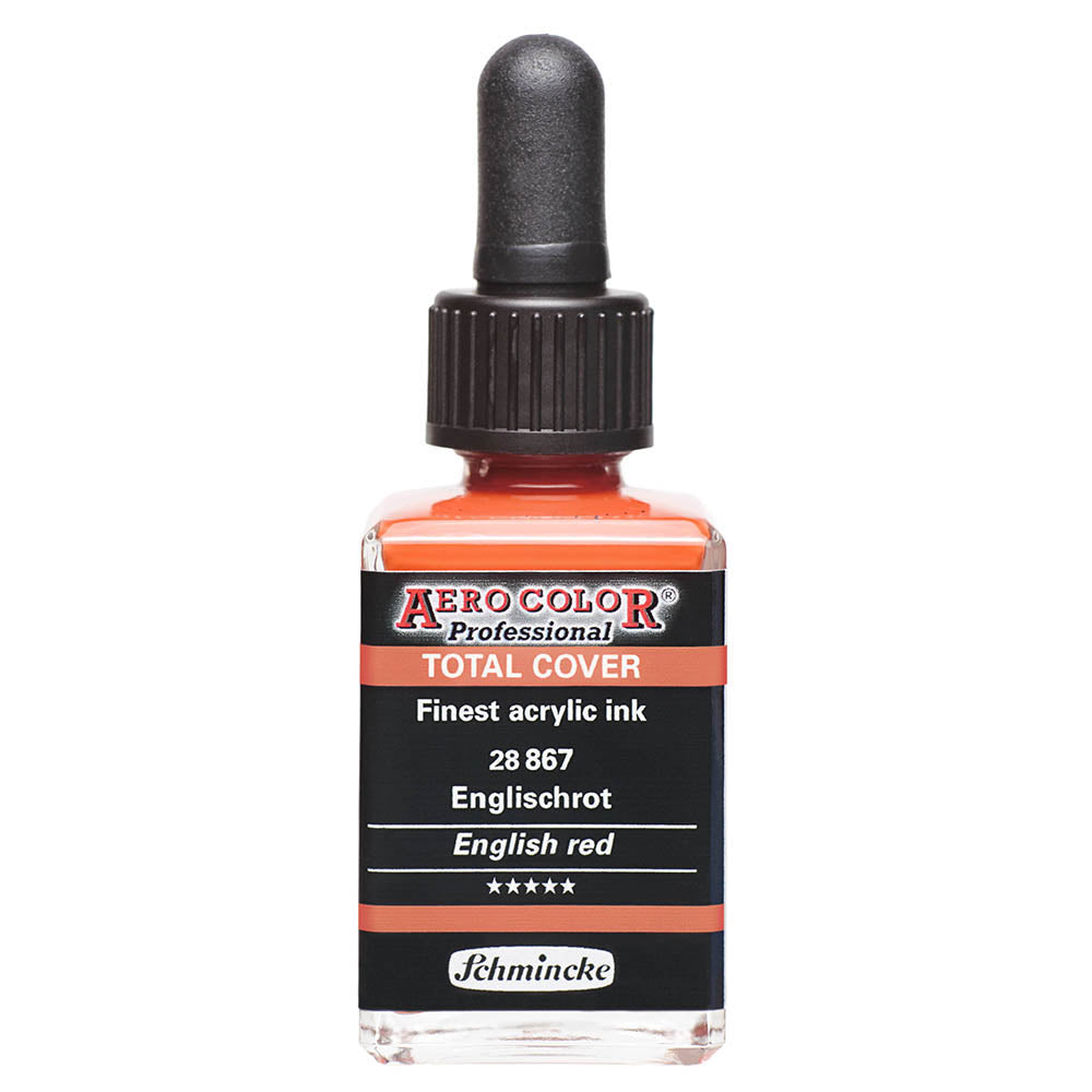 Schmincke Aero Color Professional 28ml Total Cover English Red 867