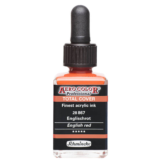 Schmincke Aero Color Professional 28ml Total Cover English Red 867