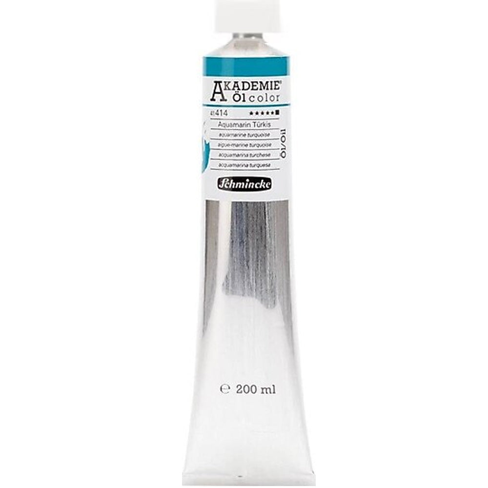 Schmincke Akademie Yağlı Boya 200ml S.1 414 Aquamarine Turquoise