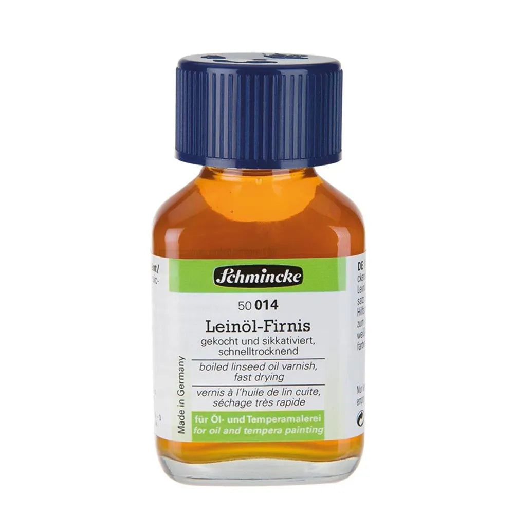 Schmincke Boiled Linseed Oil Varnish fast drying 014 60ml (Keten Yağı)