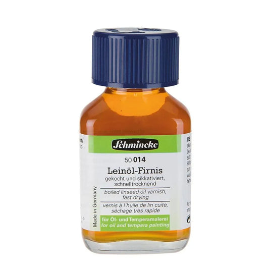 Schmincke Boiled Linseed Oil Varnish fast drying 014 60ml (Keten Yağı)