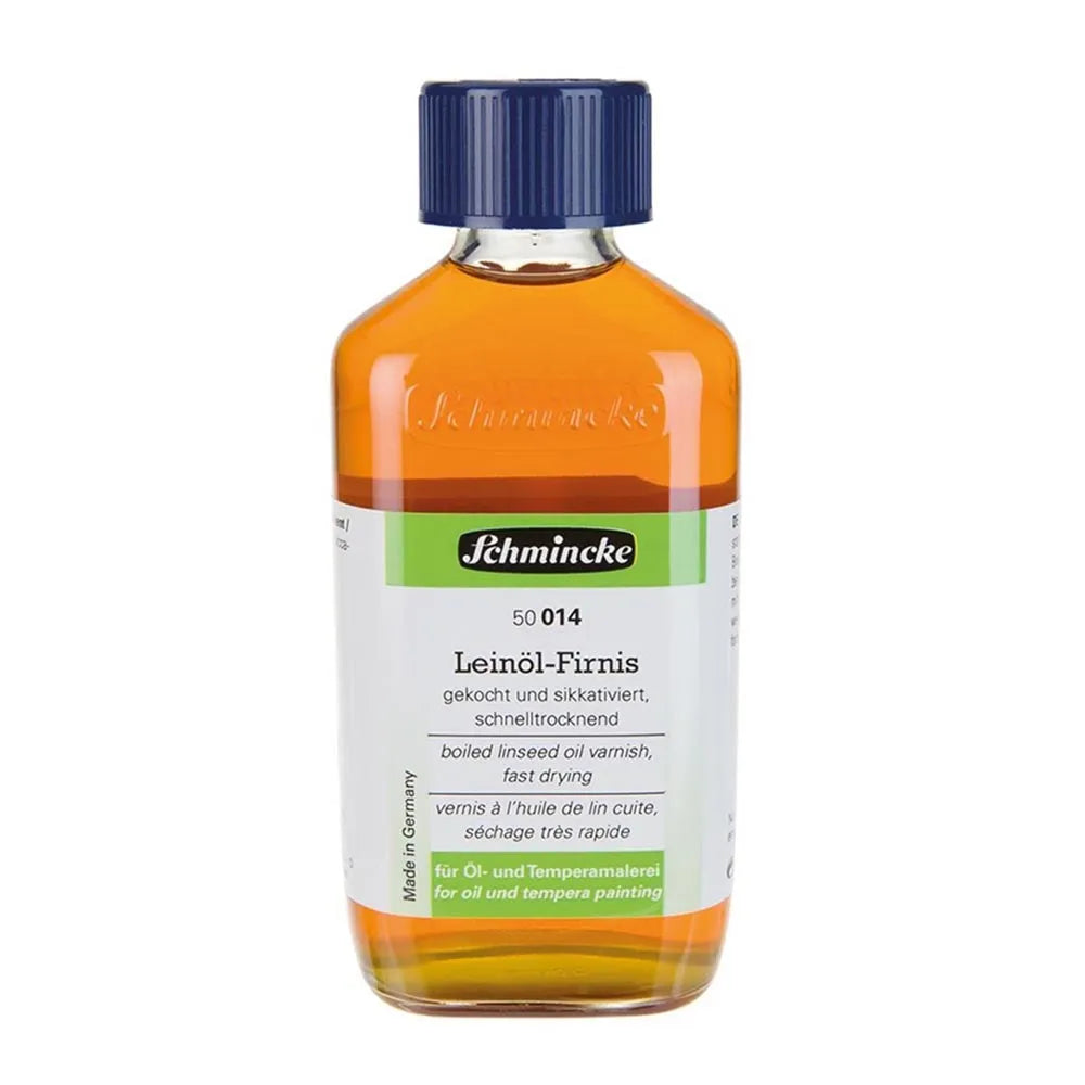 Schmincke Boiled Linseed Oil Varnish fast drying 014 200ml (Keten Yağı)