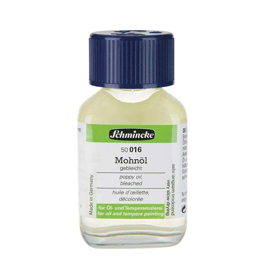 Schmincke Poppy Oil Bleached 016 60ml (Ağartılmış Haşhaş Yağı)