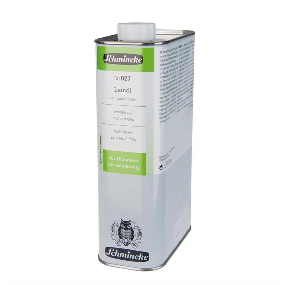Schmincke Linseed Oil Cold Pressed 027 1000 ml (Keten Yağı)
