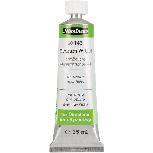 Schmincke Medium W Gel for Water Mixability 143 35ml (Su Bazlıya Çevirme Medyumu)
