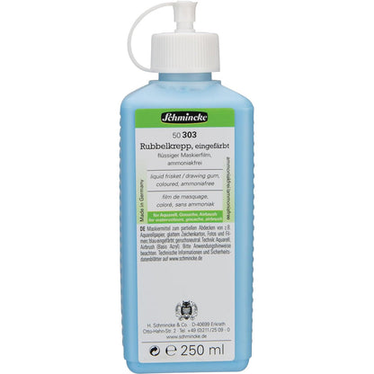 Schmincke Liquid Frisket, Coloured 303 250ml (Blue/Mavi)
