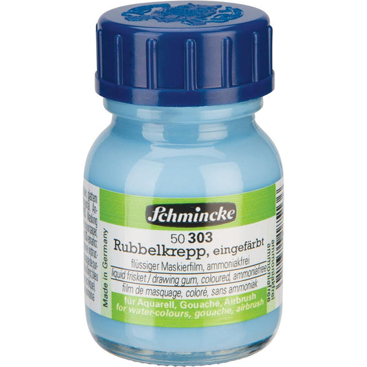 Schmincke Liquid Frisket, Coloured 303 20ml (Blue/Mavi)